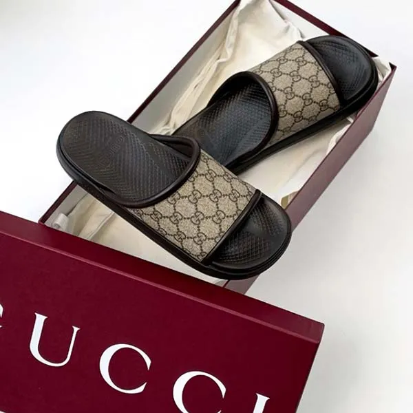 Dép Nam Gucci In Brown 816356 96GI0 9744 Màu Nâu Size 6
