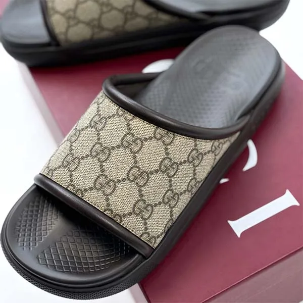 Dép Nam Gucci In Brown 816356 96GI0 9744 Màu Nâu Size 6