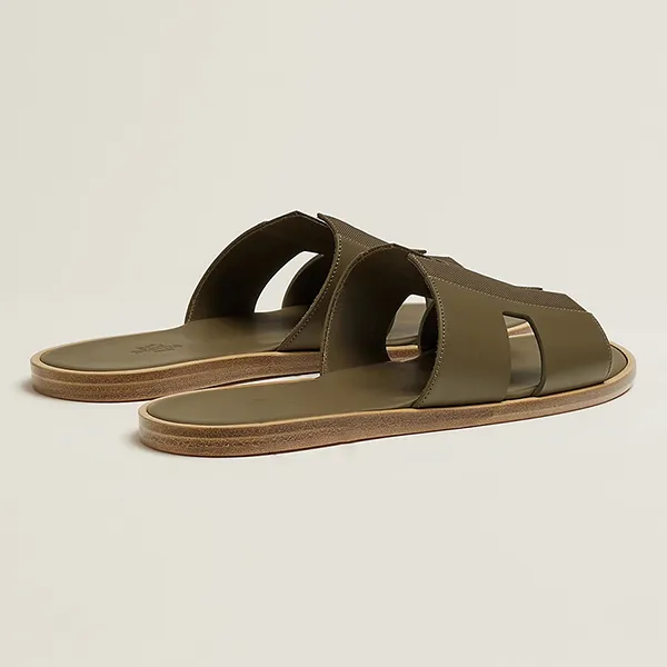 Dép Nam Hermès Izmir Sandal Noir H222845ZH01395 Màu Đen Size 42 - Dép - Vua Hàng Hiệu