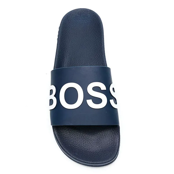 Dép Nam Hugo Boss Sports Slides With Logo On The Contoured Màu Xanh Navy Size 40 - Dép - Vua Hàng Hiệu
