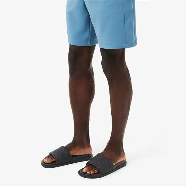 Dép Nam Lacoste Men's Serve Slide Dual 49CMA0028 02H Màu Đen Size 39.5