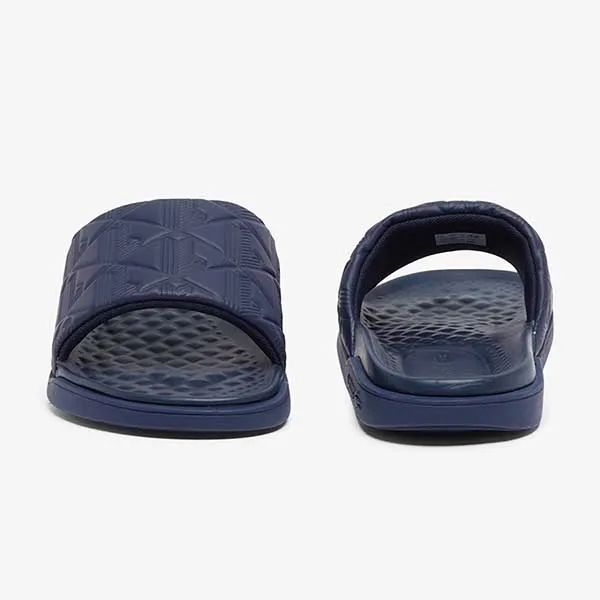 Dép Nam Lacoste Men's Serve Slide Dual 49CMA0028 95K Màu Xanh Navy Size 39.5 - Dép - Vua Hàng Hiệu