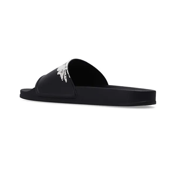 Dép Nam Marcelo Burlon Black Rubber Slides With Logo CMIC001F21 PLA001-1004 Màu Đen Size 40 - Dép - Vua Hàng Hiệu