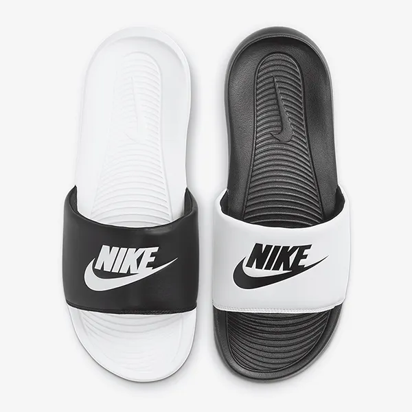 Dép Nam Nike Victori One Slide Mix White Black DD0234-100 Màu Đen Trắng Size 44 - Dép - Vua Hàng Hiệu