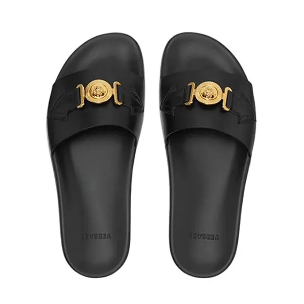 Dép Nam Versace Medusa Biggie Slides Màu Đen Size 39 - Dép - Vua Hàng Hiệu
