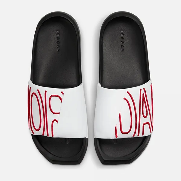 Dép Nike Air Jordan NOLA Slides White Breds CZ8027 160 Màu Đen Trắng Size 36.5 - Dép - Vua Hàng Hiệu