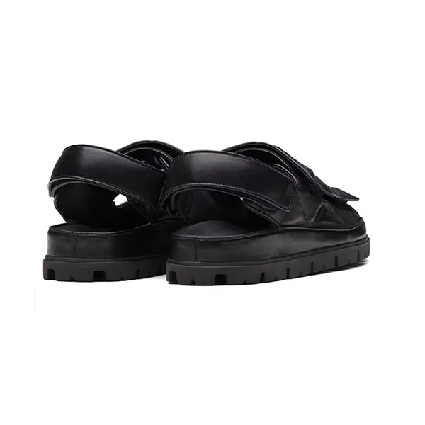 Dép Prada Padded Nappa Leather Sandals Black 1X721M_038_F0002_F_020 Màu Đen Size 36