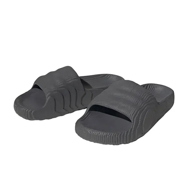 Dép Quai Ngang Adidas Adilette 22 HP6522 Màu Xám Đậm Size 42 - Dép - Vua Hàng Hiệu