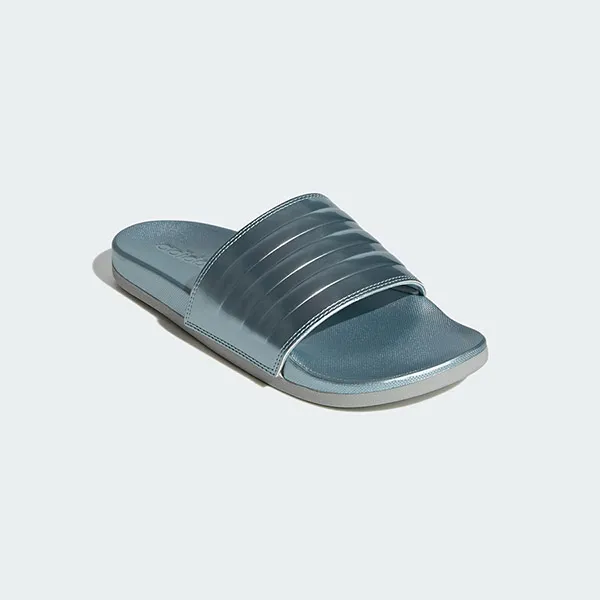 Dép Quai Ngang Adidas Adilette Comfort GV9740 Màu Xám Bạc Size 37 - Dép - Vua Hàng Hiệu