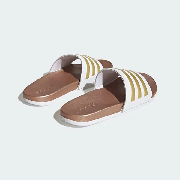 Dép Quai Ngang Adidas Adilette Comfort H03618 Màu Trắng Vàng Size 42