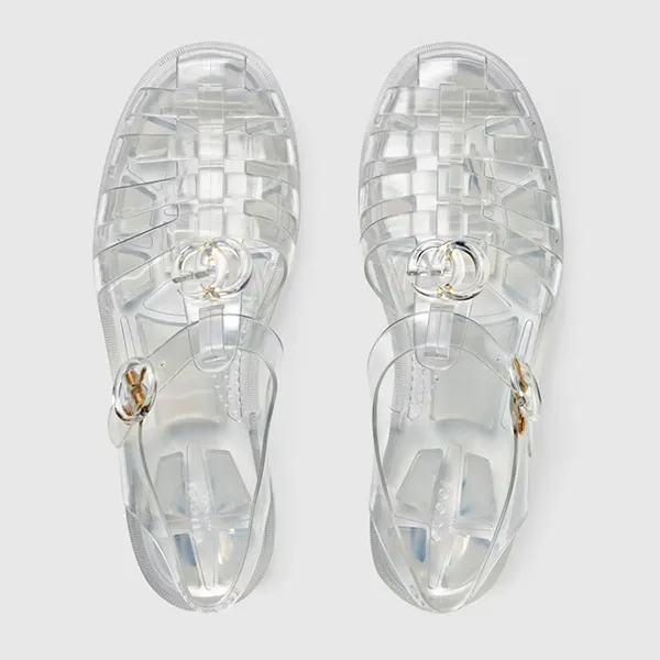 Dép Nam Gucci Double G Fisherman Sandal 904518300 Màu Trong Suốt Size 41 - Dép - Vua Hàng Hiệu