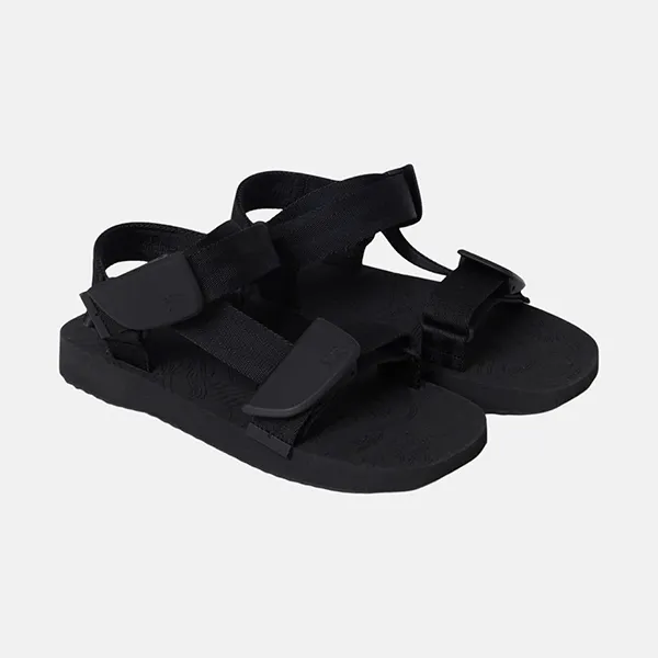 Dép Sandal Nam Burberry Trek Debossed Logo Sandals 8088566 Màu Đen Size 41