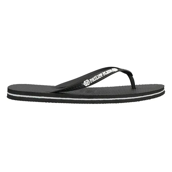 Dép Xỏ Ngón Nam Philipp Plein Flip Flops Màu Đen Size 38