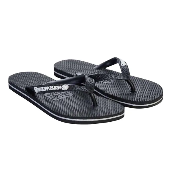 Dép Xỏ Ngón Nam Philipp Plein Flip Flops Màu Đen Size 38