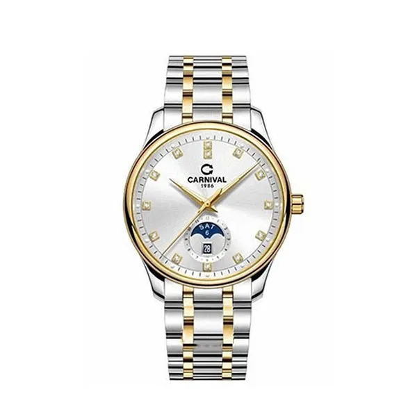 Đồng Hồ Nam Carnival Automatic 8105G-CV-T (8105G) Màu Bạc Vàng