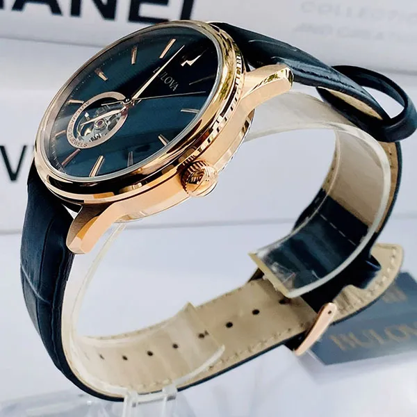 Đồng Hồ Nam Bulova Automatic 97A140 Màu Đen - Vàng - Đồng hồ - Vua Hàng Hiệu