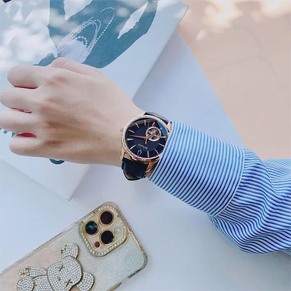 Đồng Hồ Nam Bulova Automatic 97A140 Màu Đen - Vàng - Đồng hồ - Vua Hàng Hiệu