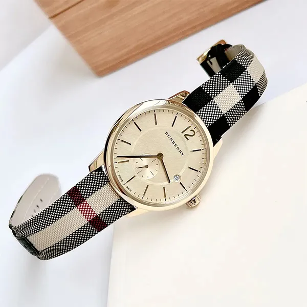 Đồng Hồ Nam Burberry The Classic Horseferry Gold 40mm BU10001 Màu Be Kẻ - Đồng hồ - Vua Hàng Hiệu