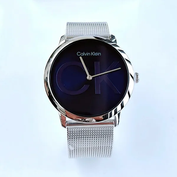 Đồng Hồ Nam Calvin Klein CK Quartz 25300010 Màu Bạc Phối Xanh