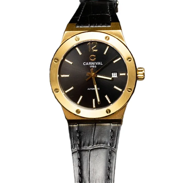 Đồng Hồ Nam Carnival 8122G-VV-DD-D Màu Vàng Gold