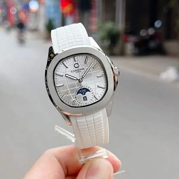 Đồng Hồ Nam Carnival Aquanus 8113G-VT-DCS-T1 (8113G) Màu Trắng