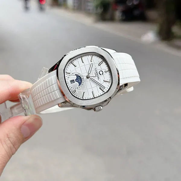 Đồng Hồ Nam Carnival Aquanus 8113G-VT-DCS-T1 (8113G) Màu Trắng