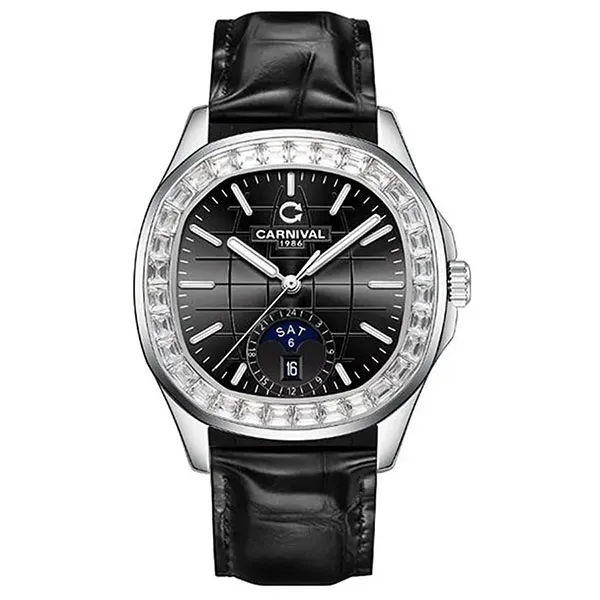 Đồng Hồ Nam Carnival Aquanus 8113G2-VT-DD-D (8113G2) Màu Bạc - Đen