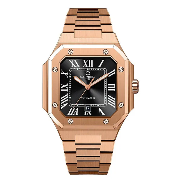 Đồng Hồ Nam Carnival Automatic 8169G-VH-D (8169G) Màu Đen - Vàng