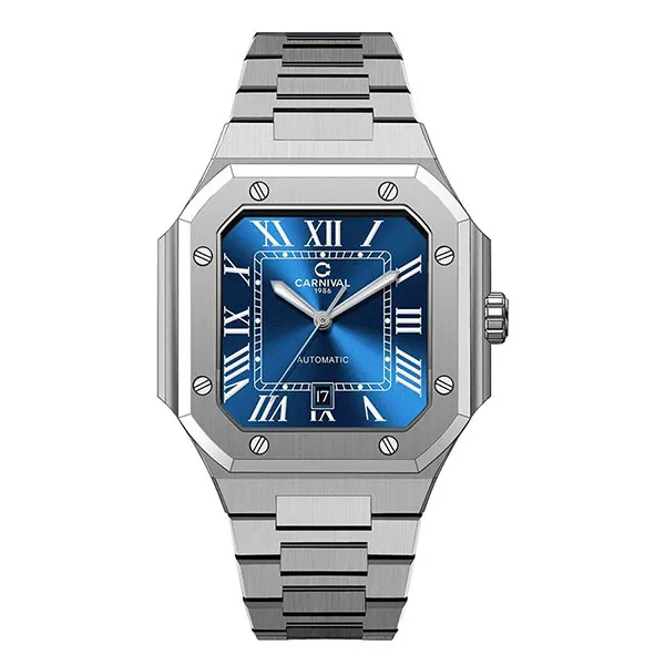 Đồng Hồ Nam Carnival Automatic 8169G-VT-X (8169G) Màu Xanh Bạc