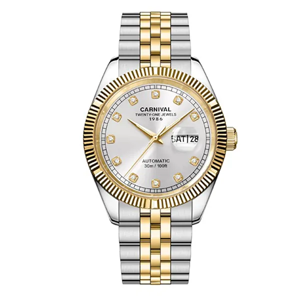 Đồng Hồ Nam Carnival Automatic Watch 8131G-CV-T ( 8131G ) Màu Demi Mặt Bạc