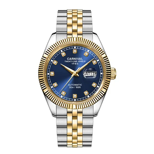 Đồng Hồ Nam Carnival Automatic Watch 8131G-CV-X ( 8131G ) Màu Demi Mặt Xanh Dương