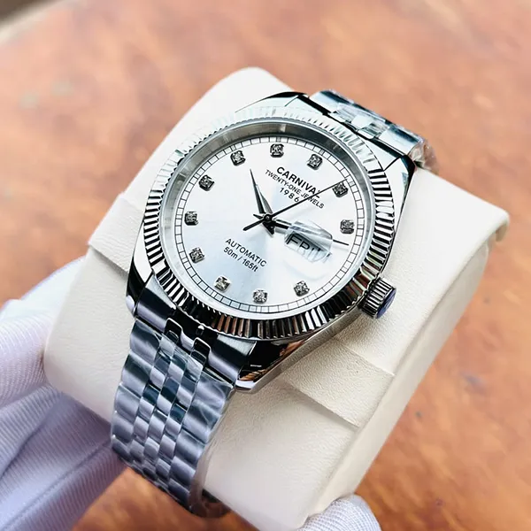 Đồng Hồ Nam Carnival Automatic Watch 8131G-VT-T (8131G) Màu Bạc