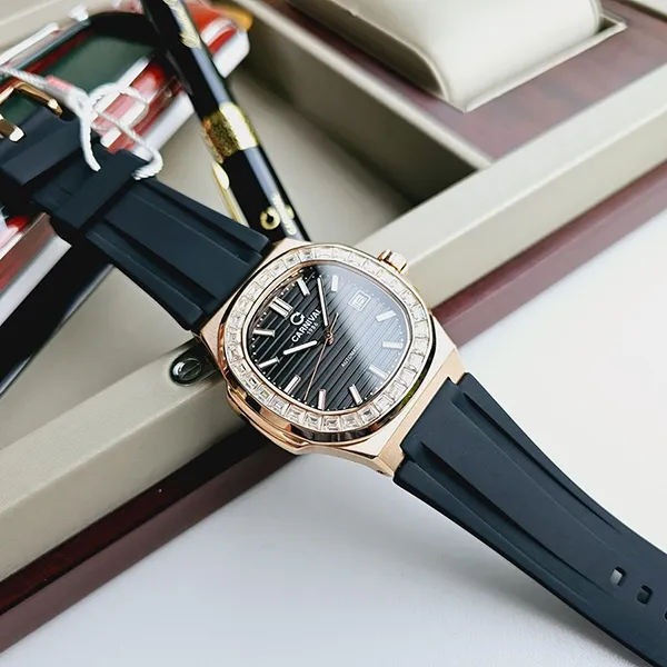 Đồng Hồ Nam Carnival Nautilus Automatic 8108G-VH-DCS-D Màu Đen/ Vàng Hồng (Tặng Kèm Bút) - Đồng hồ - Vua Hàng Hiệu