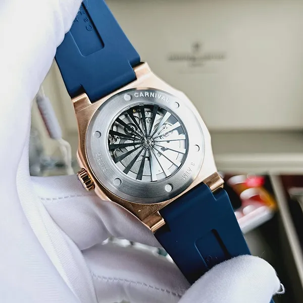 Đồng Hồ Nam Carnival Nautilus Automatic 8108G-VH-DCS-X Màu Xanh Đậm (Tặng Kèm Bút)