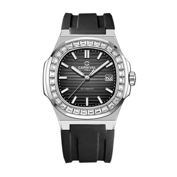 Đồng Hồ Nam Carnival Nautilus Automatic 8108G-VT-DCS-D Màu Đen - Đồng hồ - Vua Hàng Hiệu