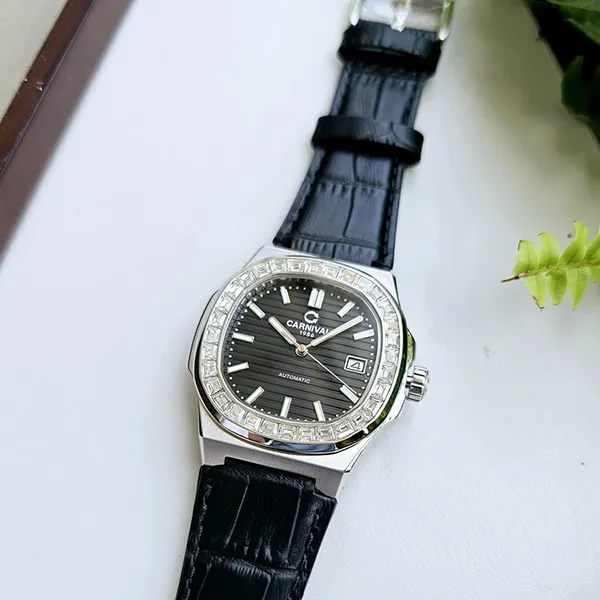 Đồng Hồ Nam Carnival Nautilus Automatic 8108G-VT-DD-D Màu Đen - Đồng hồ - Vua Hàng Hiệu