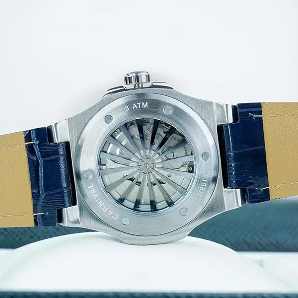 Đồng Hồ Nam Carnival Nautilus Automatic 8108G-VT-DD-X Màu Xanh Bạc