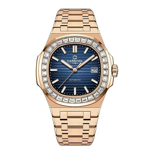 Đồng Hồ Nam Carnival Nautilus Automatic Watch 8108G-VH-X ( G8108.304.414 ) Màu Vàng Hồng/Xanh Dương