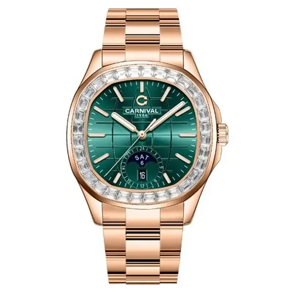 Đồng Hồ Nam Carnival Watch 8113G2-VH-XL Màu Vàng Hồng - Xanh Lá