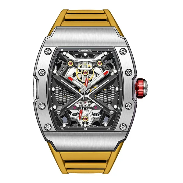 Đồng Hồ Nam Carnival Watch 8155G-VT-D1 Màu Vàng