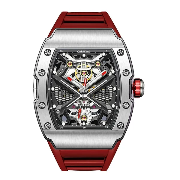 Đồng Hồ Nam Carnival Watch 8155G-VT-D2 Màu Đỏ