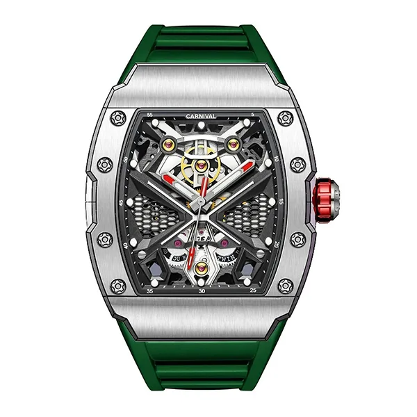 Đồng Hồ Nam Carnival Watch 8155G-VT-D3 Màu Xanh Green - Đồng hồ - Vua Hàng Hiệu