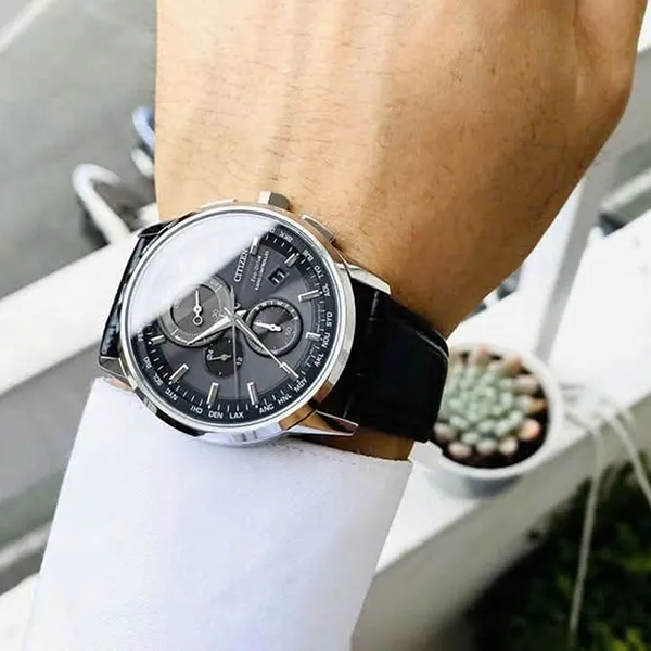 Đồng Hồ Nam Citizen Eco-Drive AT8110-02E (AT811002E) Màu Đen - Đồng hồ - Vua Hàng Hiệu