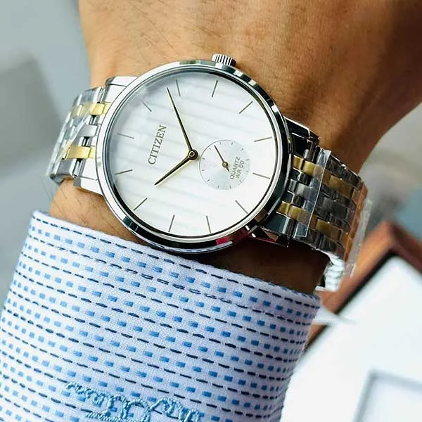 Đồng Hồ Nam Citizen Quartz BE9174-55A 39mm Màu Bạc
