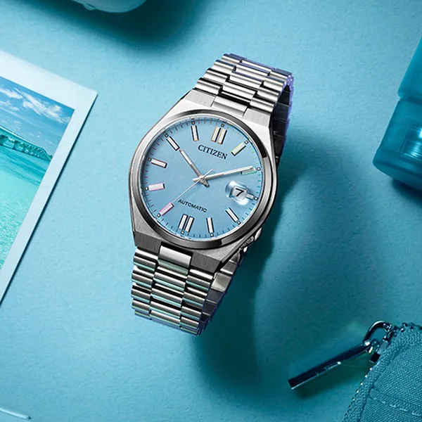 Đồng Hồ Nam Citizen Tsuyosa Automatic Watch NJ0151-53L Màu Bạc/Xanh - Đồng hồ - Vua Hàng Hiệu