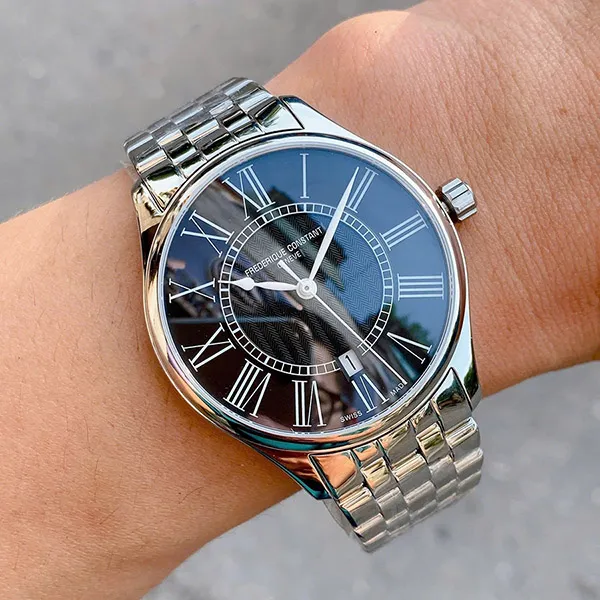 Đồng Hồ Nam Frederique Constant Automatic FC-303BR5B6B Màu Đen Bạc
