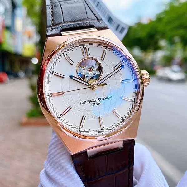 Đồng Hồ Nam Frederique Constant Highlife Heart Beat FC-310V4NH4 Màu Nâu