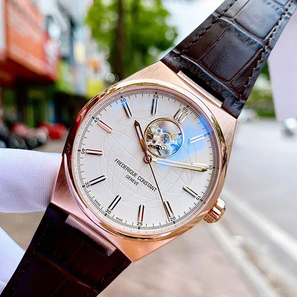 Đồng Hồ Nam Frederique Constant Highlife Heart Beat FC-310V4NH4 Màu Nâu