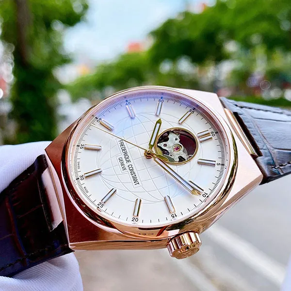 Đồng Hồ Nam Frederique Constant Highlife Heart Beat FC-310V4NH4 Màu Nâu