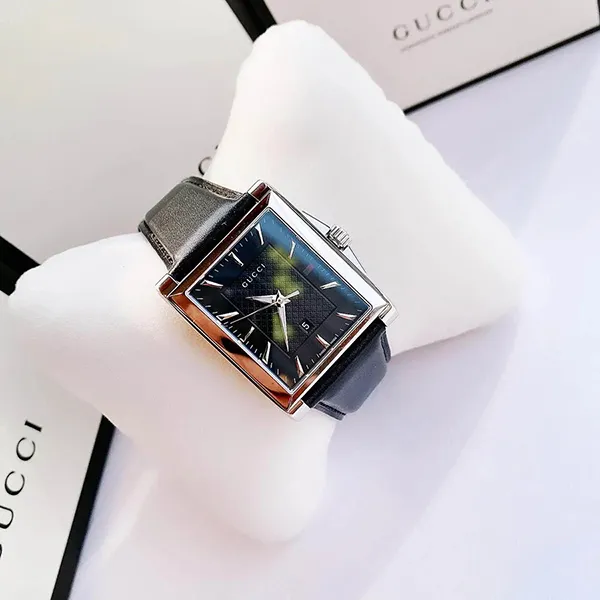 Đồng Hồ Nam Gucci G-Timeless Silver Watch 34mm YA138404 Màu Đen - Đồng hồ - Vua Hàng Hiệu